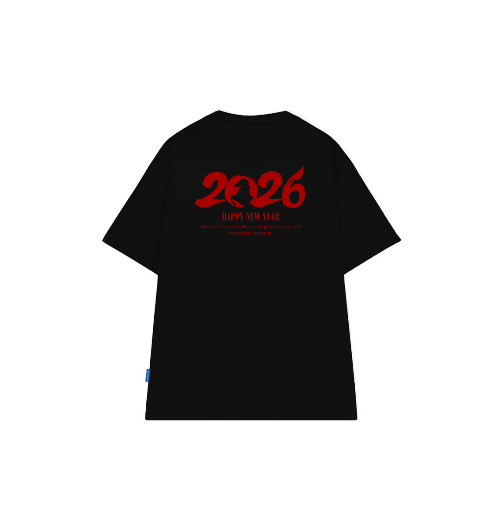 Alternative view of " 2026-Happy New Year" - Áo Phông 100% Cotton 250Gsm - TheNorth