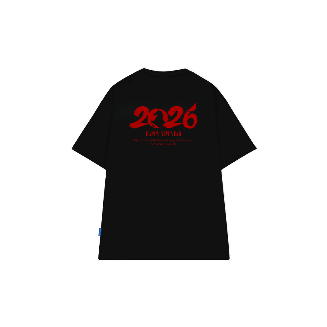 " 2026-Happy New Year" - Áo Phông 100% Cotton 250Gsm - TheNorth