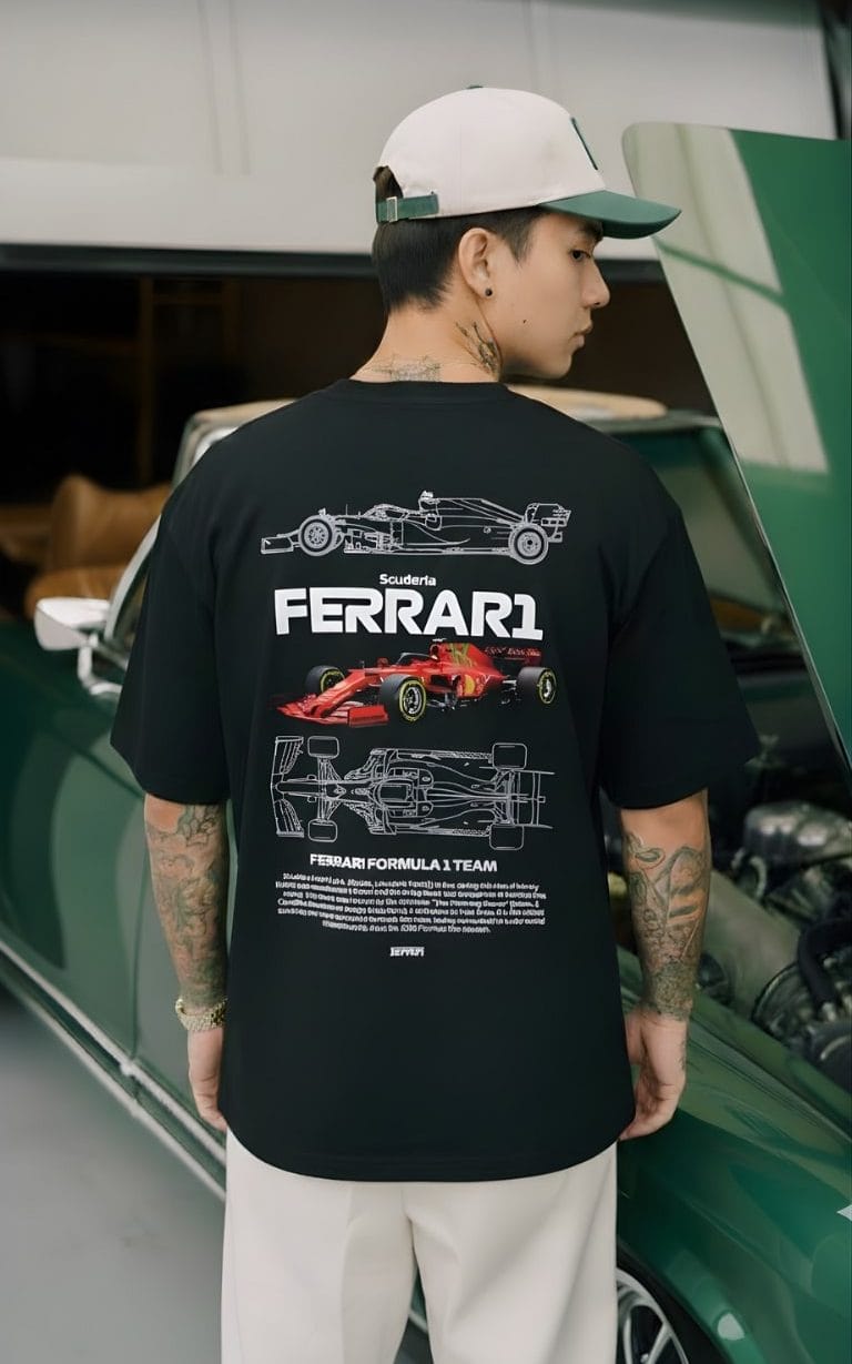 Alternative view of NORTH - Ferrari Formula 1 Tee