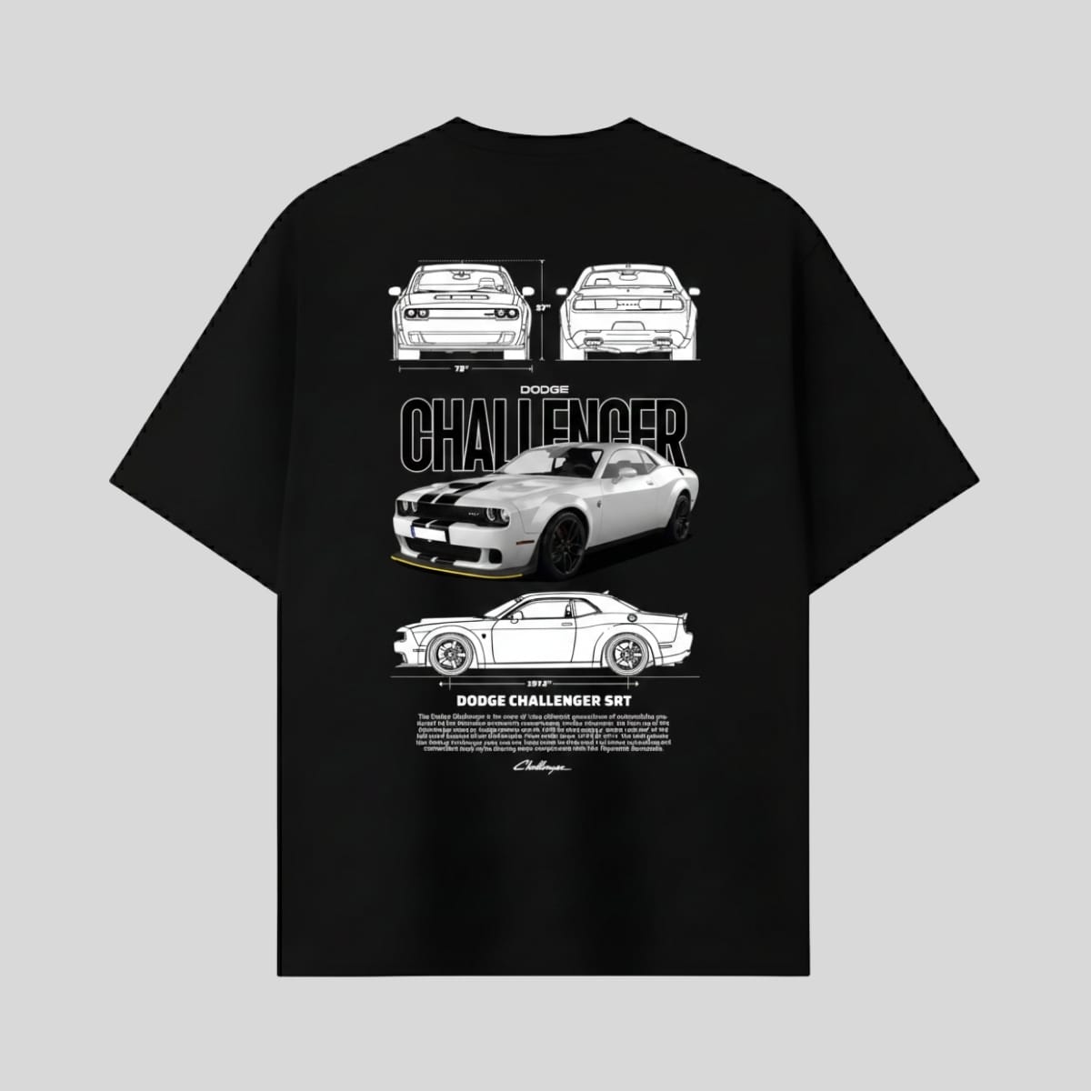 NORTH  - Dodge Challenger Tee