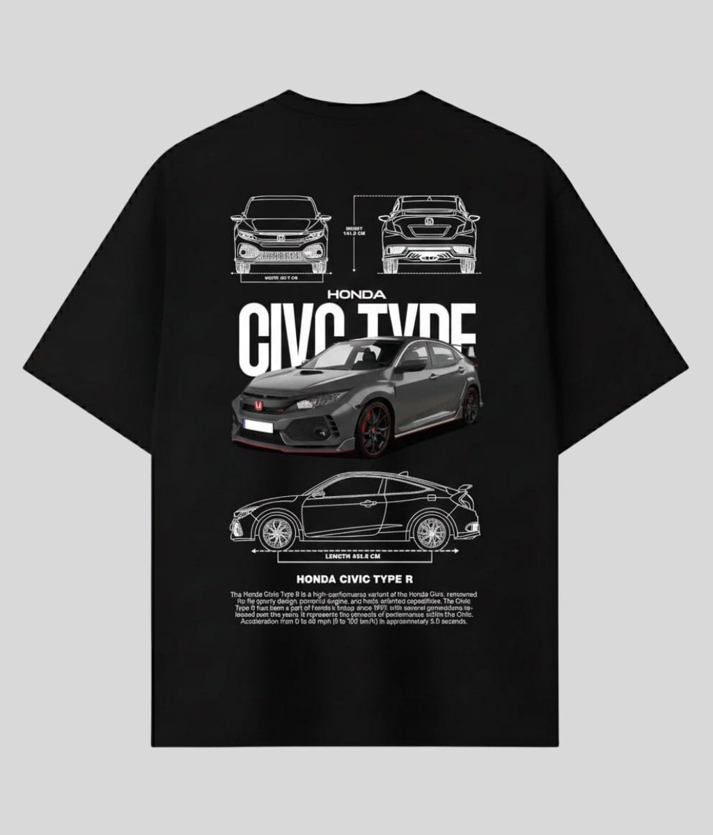 NORTH  - Honda Civic TypeR Tee