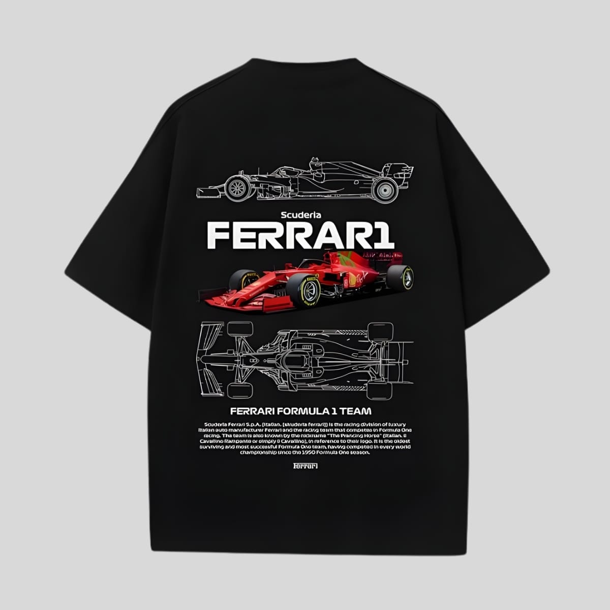 áo-ferrari-graphic-tee