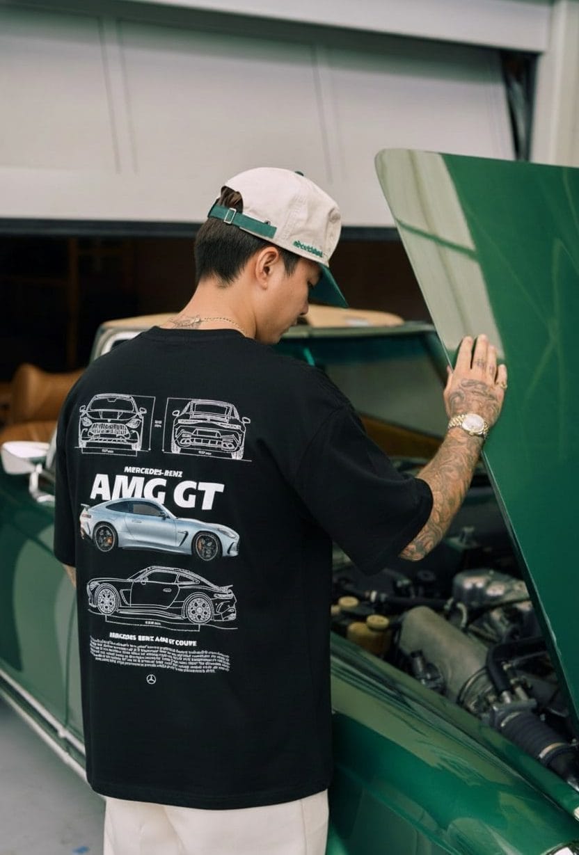 Alternative view of North - Mercedes AMG GT Tee