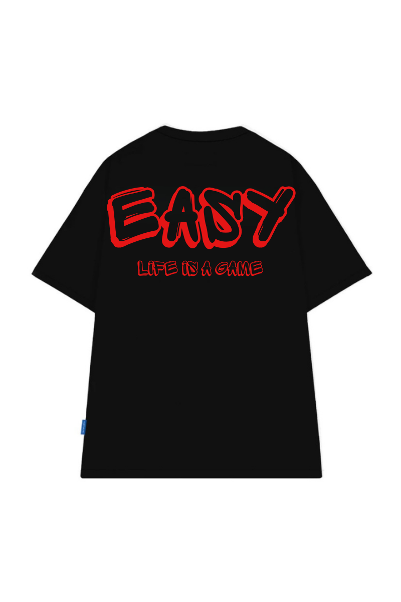 " Easy-Life is a game" - T-Shirt - Oversize - Cotton 100%(250Gsm)
