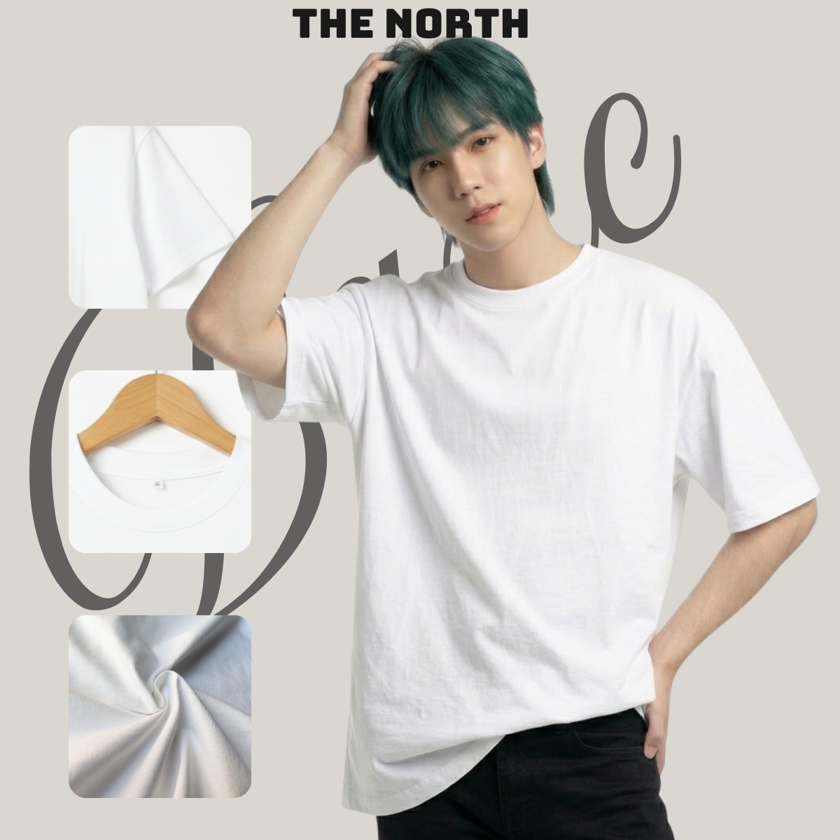 Áo Phông Basic/Trơn Form Oversize 100% Cotton 250gsm - TheNorth