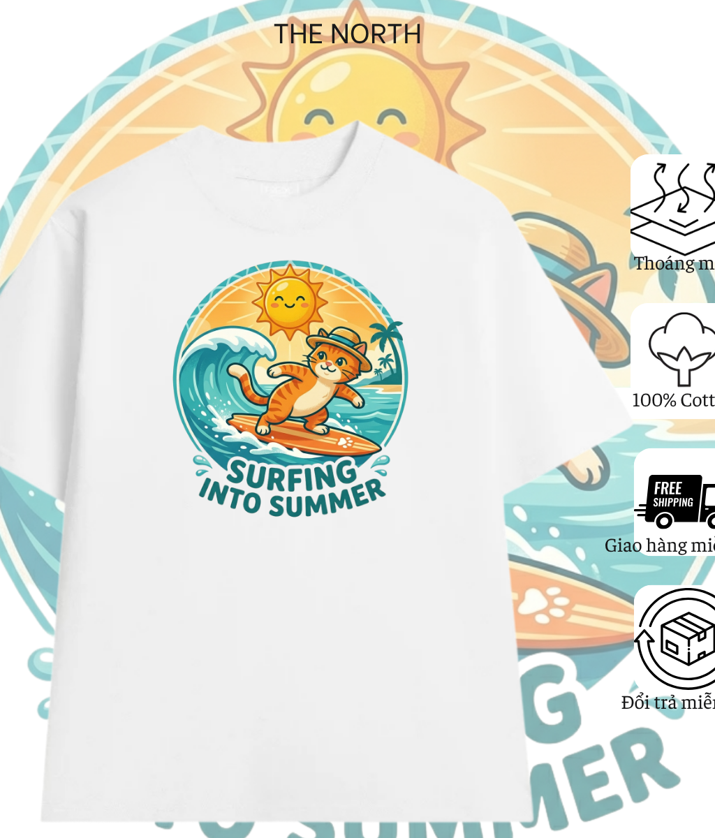 NORTH-SURFING INTO SUMMER  ( #1011)